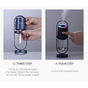 New Negative Ion Magic Shadow Humidifier Small Atomizer Household Rotary Usb Humidifier