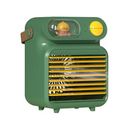 USB Water Cooling Fan Desktop Air Cooler Mini Portable Rechargeable Household Spray Fan