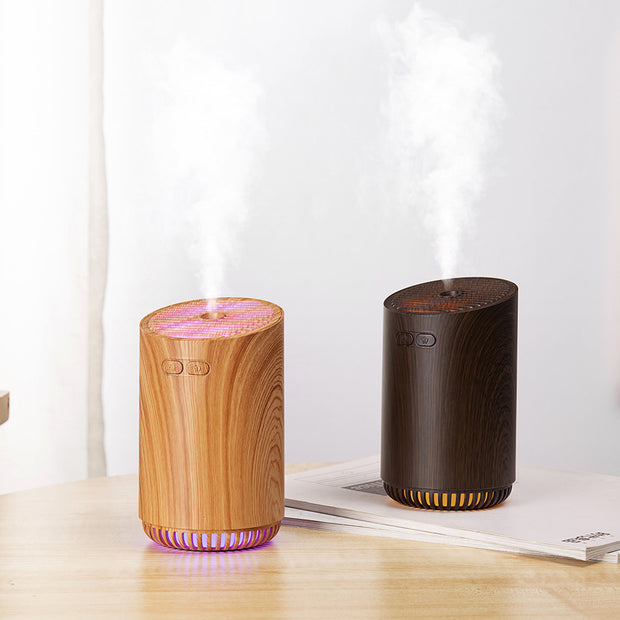 New Creative Wood Grain L2 Humidifier Home Car Mini USB Aromatherapy Air Night Light Atomizing Humidifier