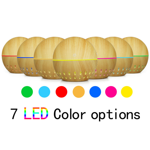 New Office Desktop Colorful Translucent Humidifier AliExpress Foreign Trade Small Capacity 130ML Humidifier