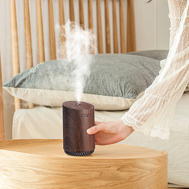 New Creative Wood Grain L2 Humidifier Home Car Mini USB Aromatherapy Air Night Light Atomizing Humidifier