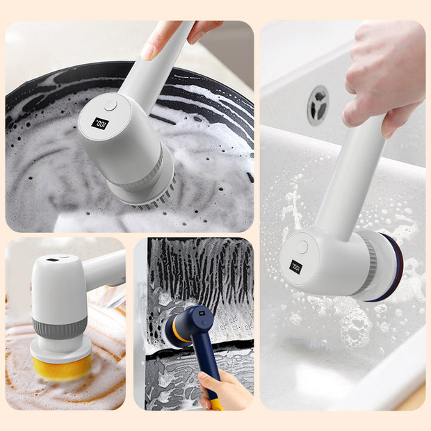 Multifunctional Wireless Handheld Electric Cleaning Brush