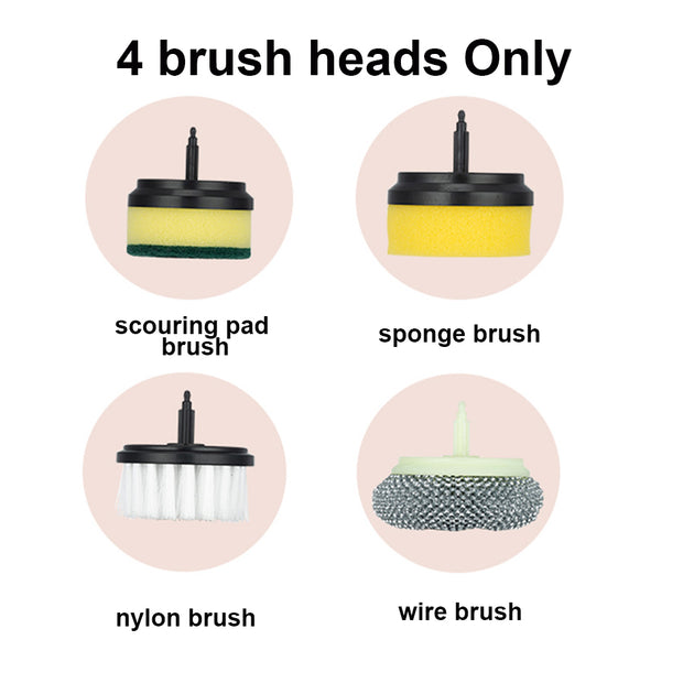 Electric Cleaning Brush Multifunctional Household Brush Wire Kitchen Toilet Bowl And Shoe Brushing Artifact Automatic Handheld Charging