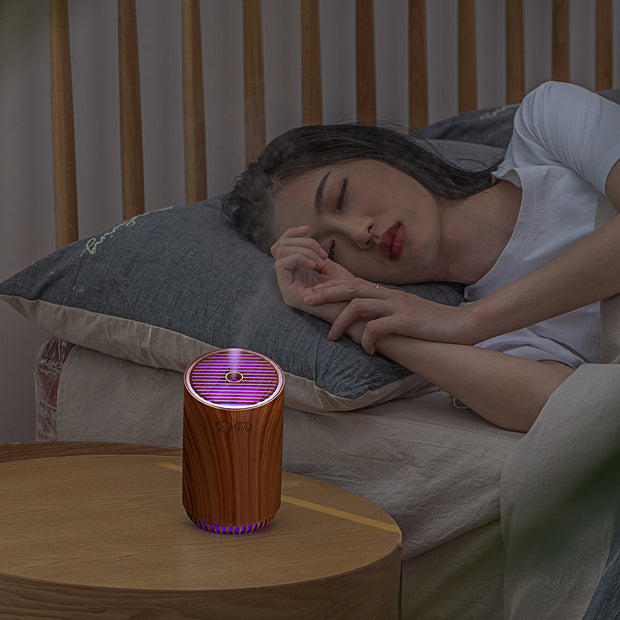 New Creative Wood Grain L2 Humidifier Home Car Mini USB Aromatherapy Air Night Light Atomizing Humidifier