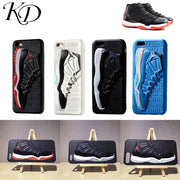 Tide NBA Sport 3D Basketball Shoes Air Dunk Jordan Sneaker Couple Phone Case for iphone 6 6S 7 8 Plus X 10 XS XR MAX Soft Cover