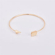 2PCS Vintage Gold Color Tie Knot Bracelet Bangles Simple Twist Cuff Open Bangles For Women Indian Jewelry Costume Jewellery