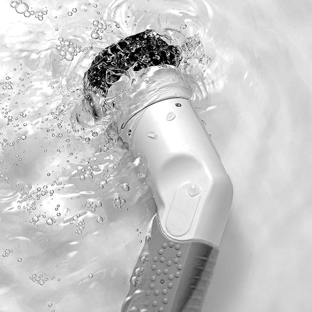 Kitchen household handheld electric dishwasher, brush pot, divine tool groove, multifunctional brush, electric cleaning brush