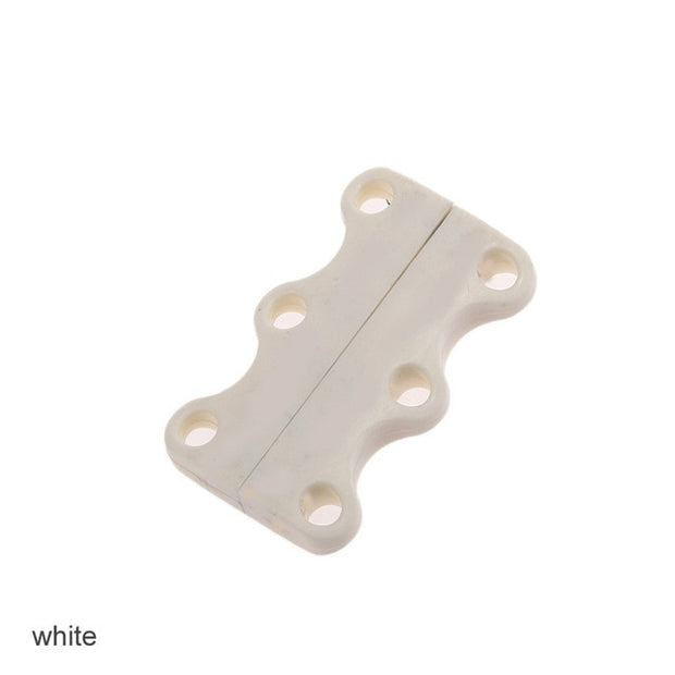 Adult Child Buckles Hooks Casual Sneaker Magnetic Shoe Buckle No Tie 2 Pcs Apparel Sewing Fabric Shoelace Spoons