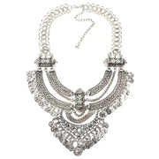 Ztech Collar Coin Necklace & Pendant Vintage Crystal Maxi Choker Statement Collier female Boho Big Fashion Women Jewellery Gifts