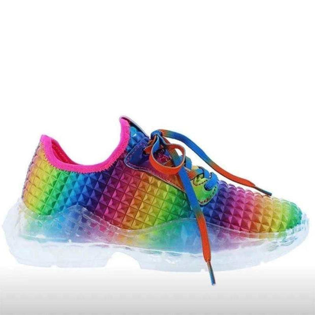 Women Colorful Cool Sneaker Ladies Lace Up Vulcanized Shoes Casual Female Flat Comfort Walking Shoes Woman Fashion