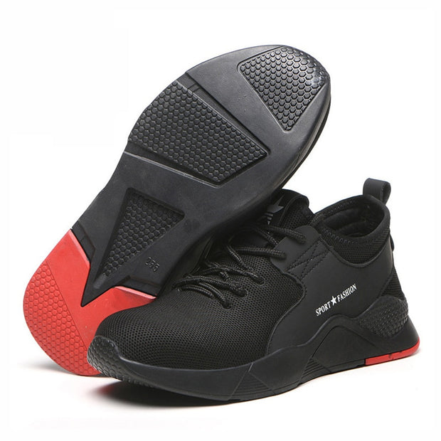 Men Boots Steel Toe Work Safety Boot Anti smashing Puncture Safety Shoes For Casual Sneaker Men Shoes Army Boots Work Shoes