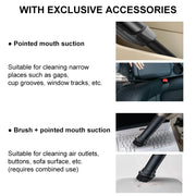 Handheld Wireless Vacuum Cleaner Rechargeable Cyclone Suction Car Vacuum Cleaner Cordless Wet/Dry Auto Portable for Car Home