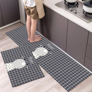 Cartoon Floor Mat Kitchen Strip Rug Simple